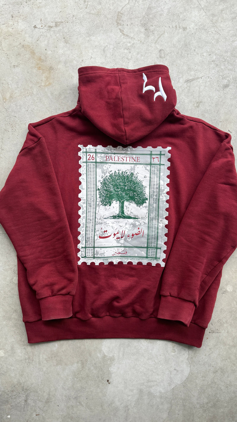 Maroon '٢٦' Hoodie